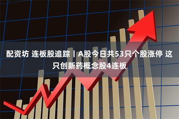 配资坊 连板股追踪丨A股今日共53只个股涨停 这只创新药概念股4连板